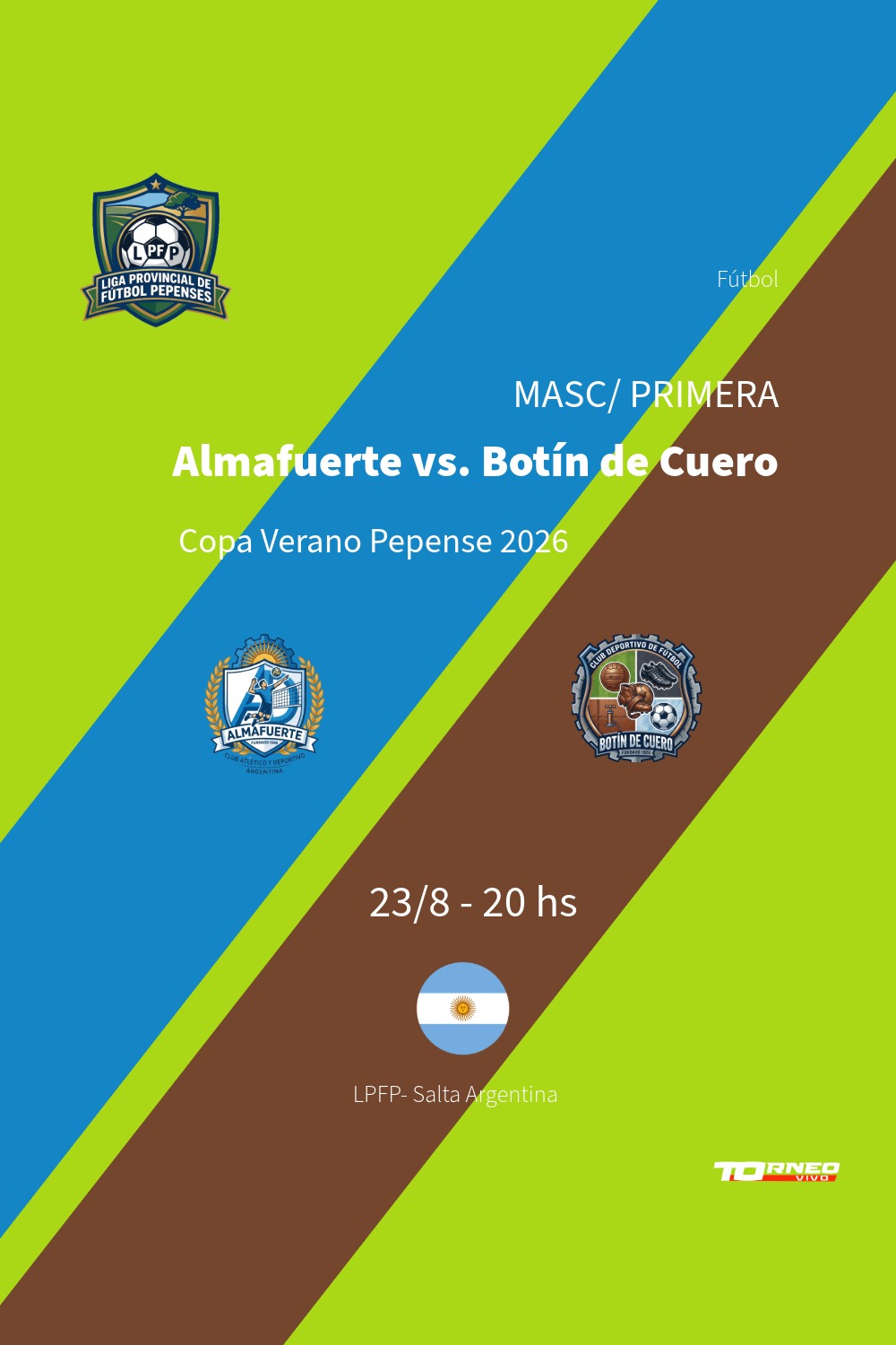 23/08 Liga Pepenses - Almafuerte vs. Botín de Cuero
